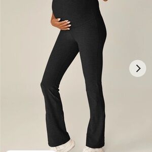 Beyond Yoga Maternity Spacedye practice pant size L Darkest Night (black)